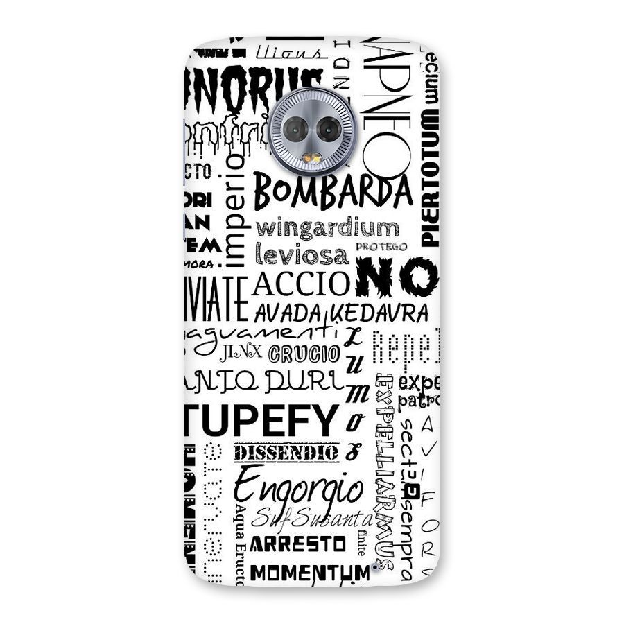 Stupefy Back Case for Moto G6 Plus