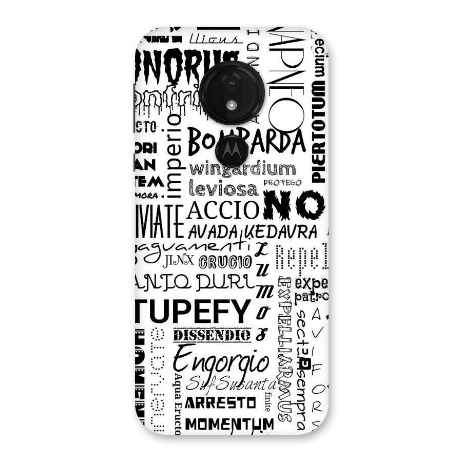 Stupefy Back Case for Moto G7 Power