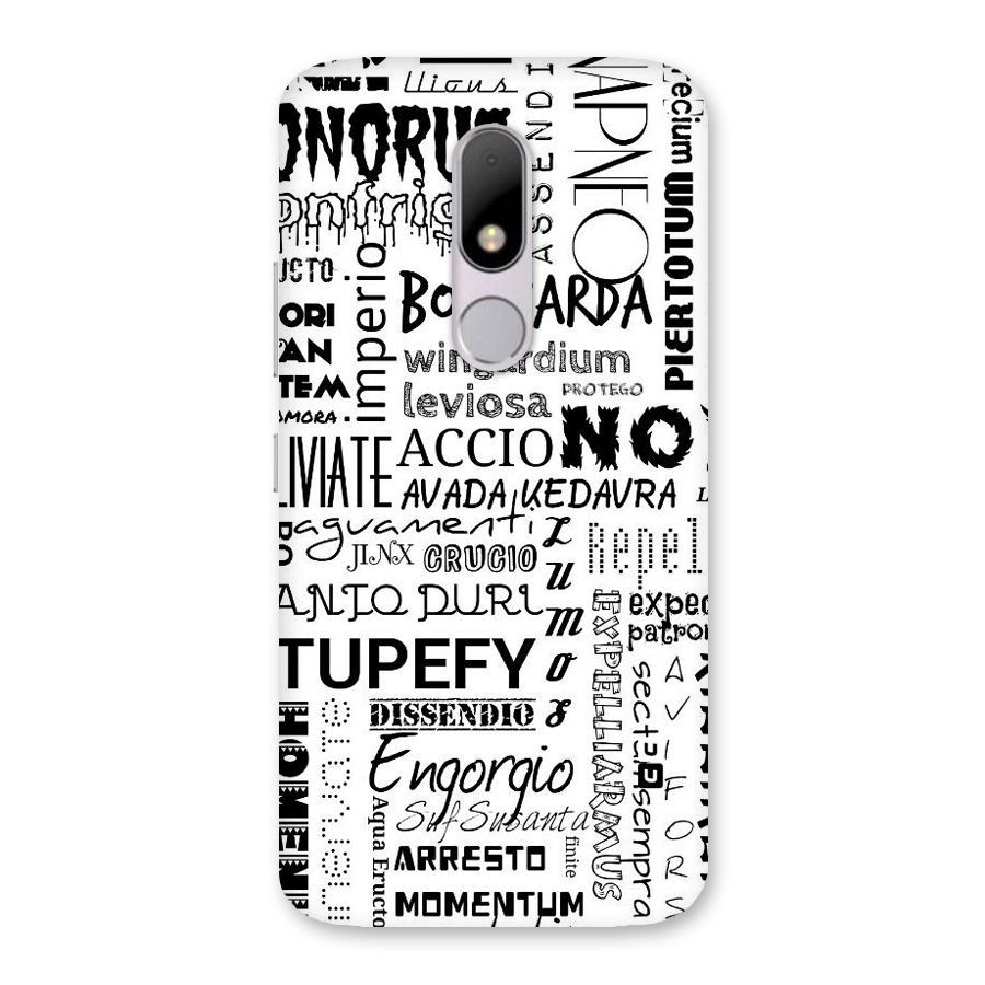 Stupefy Back Case for Moto M