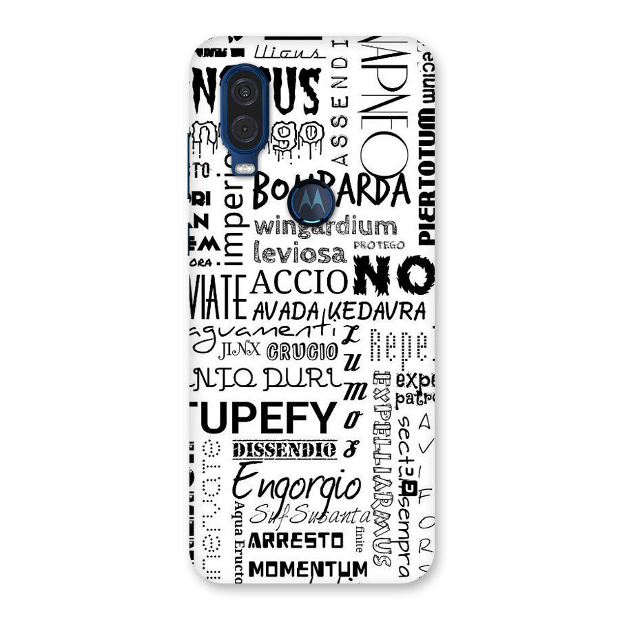 Stupefy Back Case for Motorola One Vision