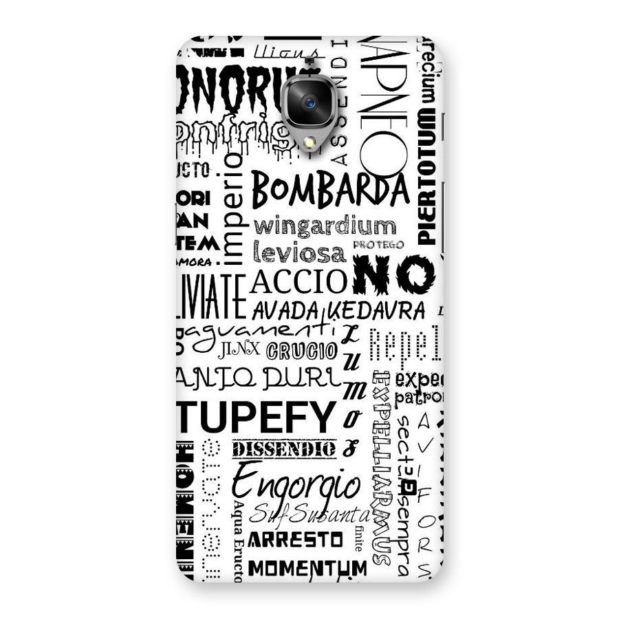 Stupefy Back Case for OnePlus 3