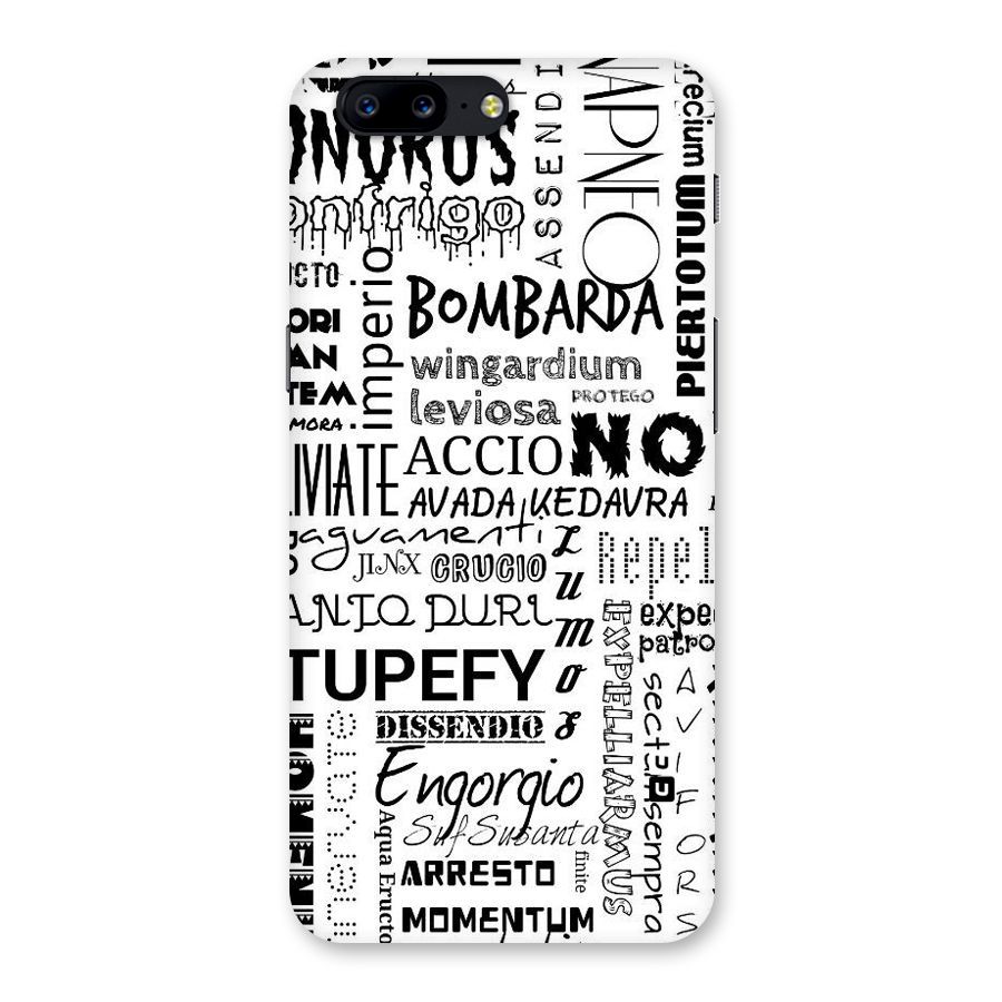 Stupefy Back Case for OnePlus 5