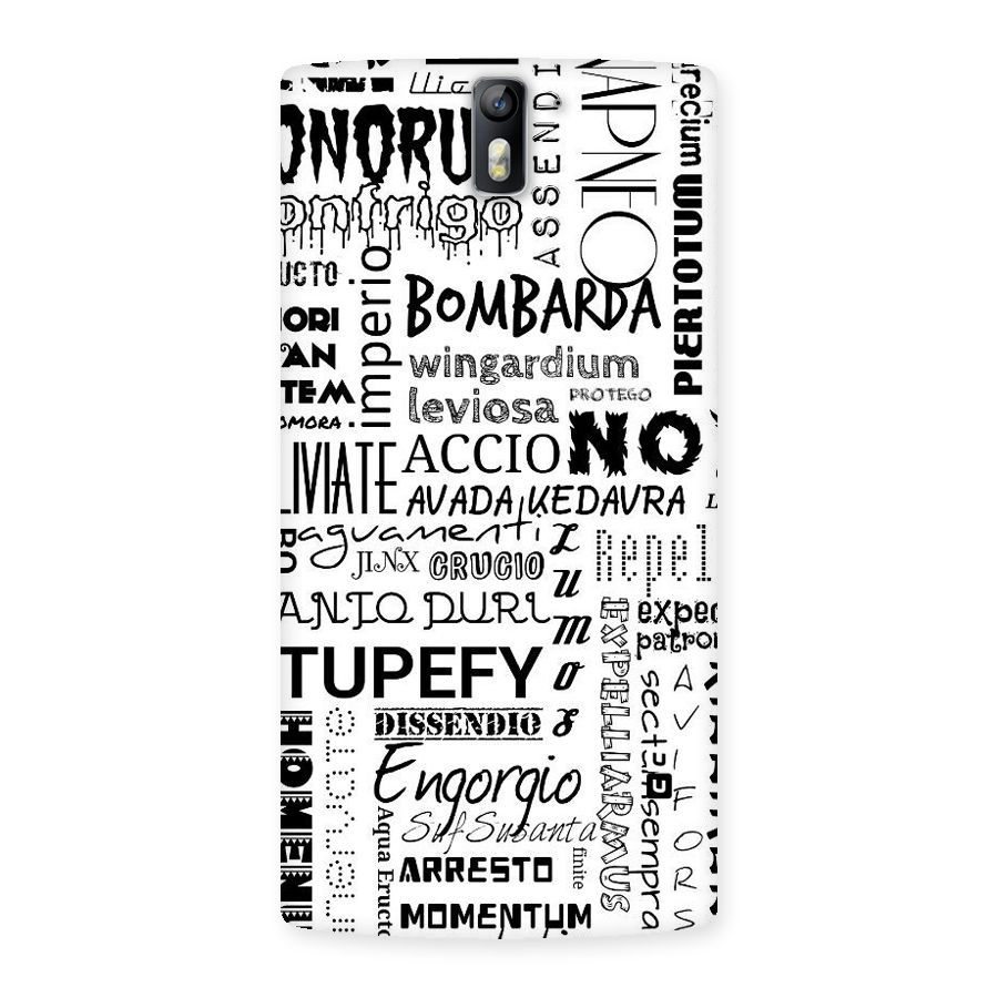 Stupefy Back Case for One Plus One