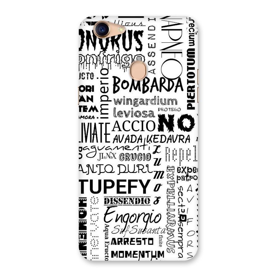 Stupefy Back Case for Oppo F5 Youth