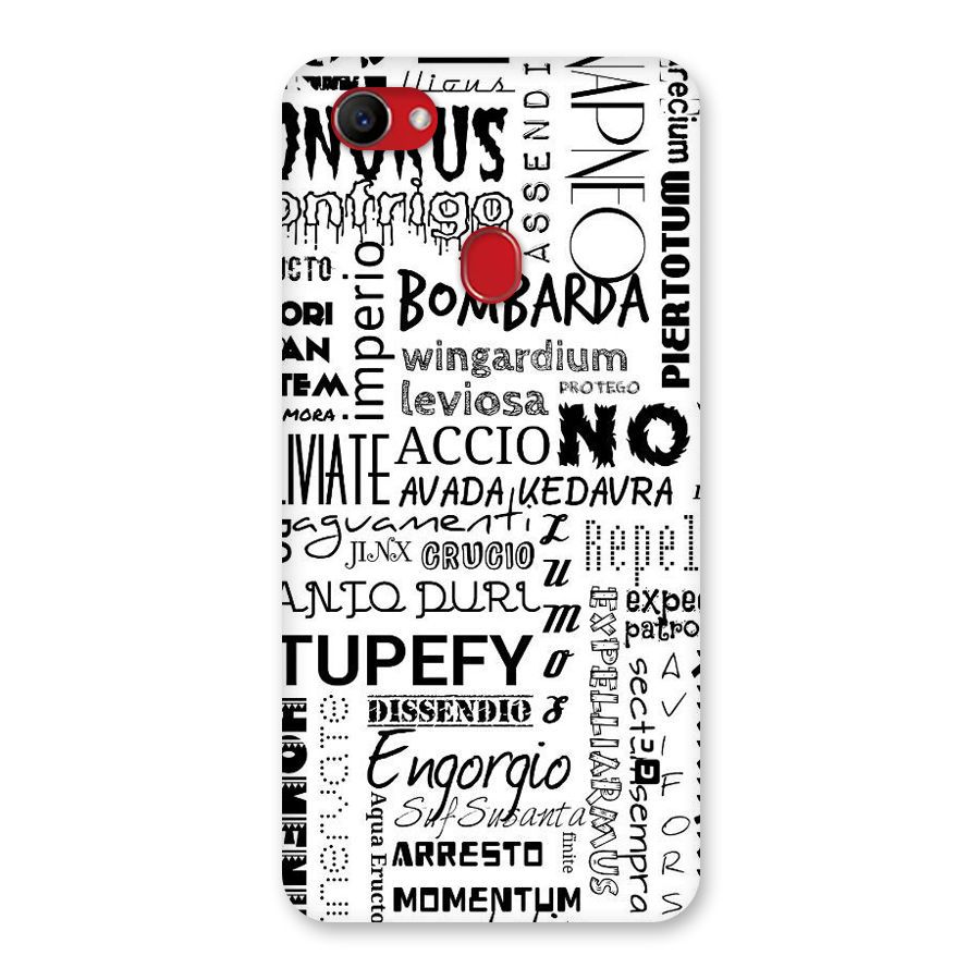 Stupefy Back Case for Oppo F7
