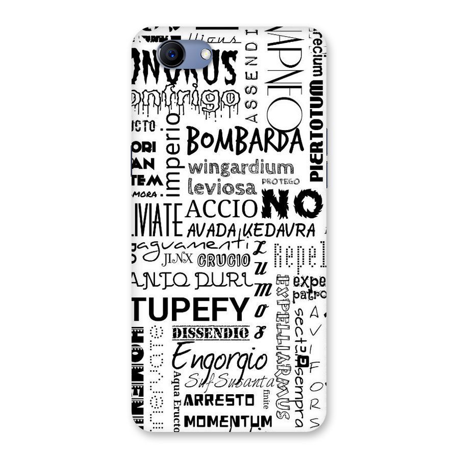 Stupefy Back Case for Oppo Realme 1