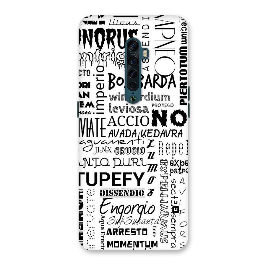 Stupefy Back Case for Oppo Reno2