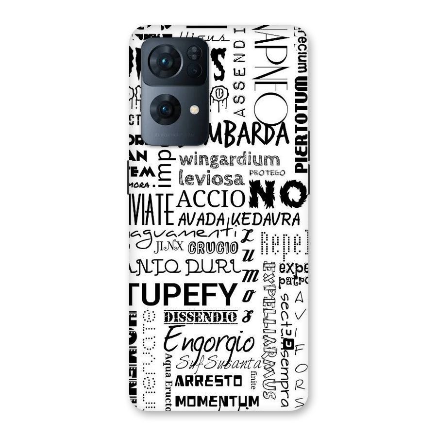 Stupefy Back Case for Oppo Reno7 Pro 5G