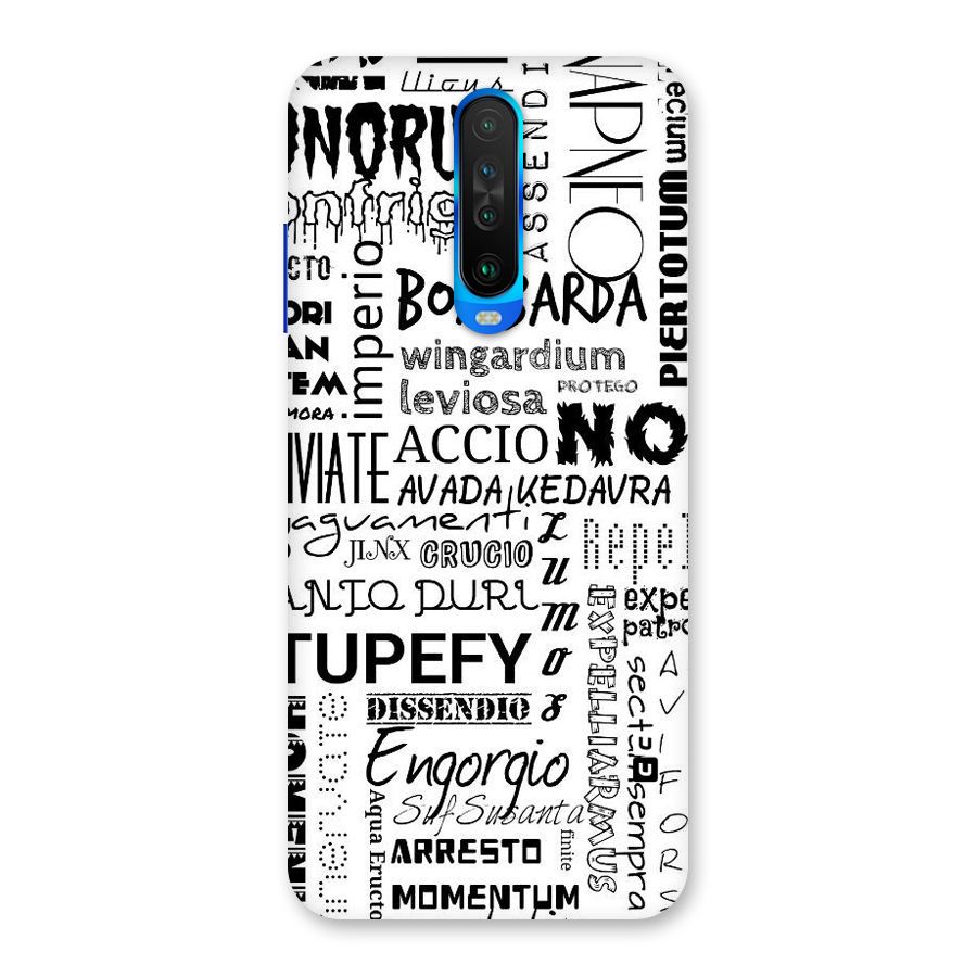 Stupefy Back Case for Poco X2