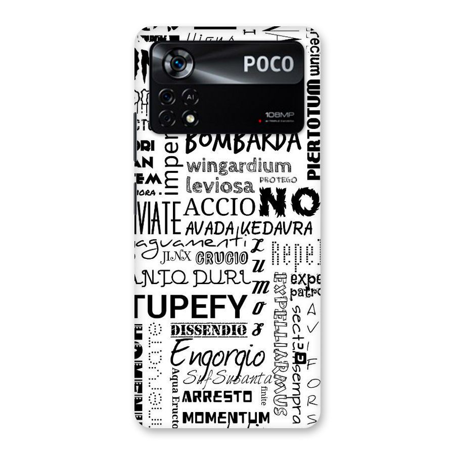 Stupefy Back Case for Poco X4 Pro 5G