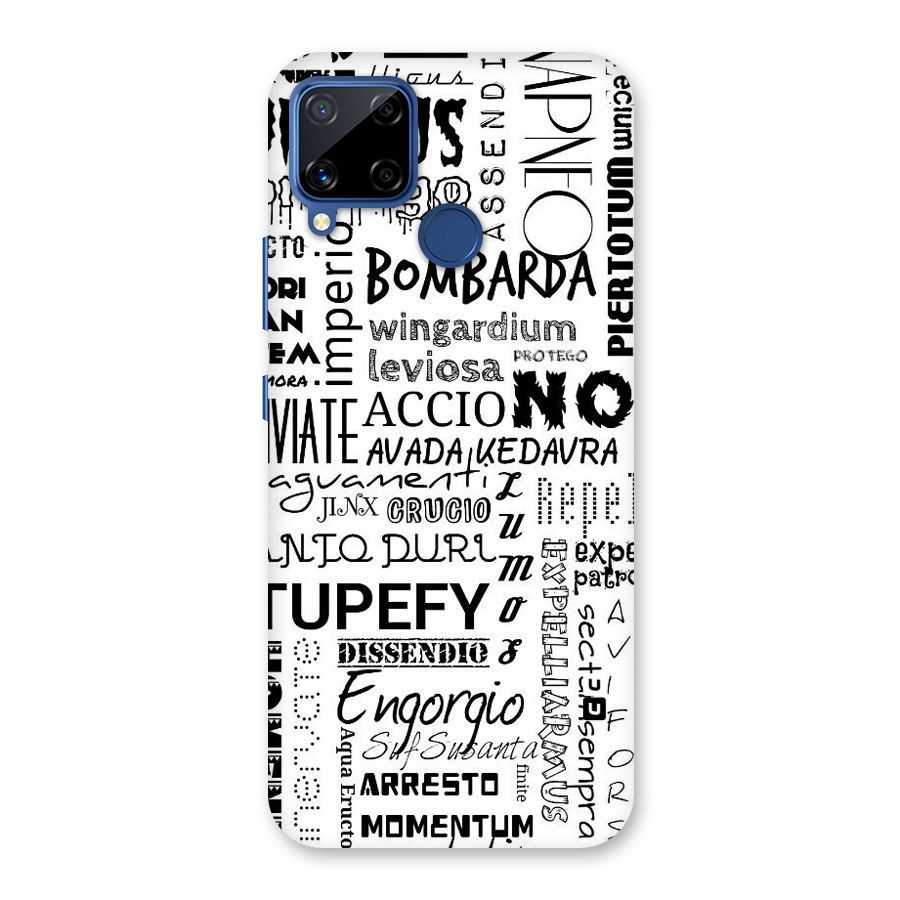 Stupefy Back Case for Realme C15