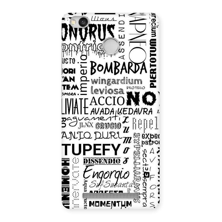 Stupefy Back Case for Redmi 3S Prime