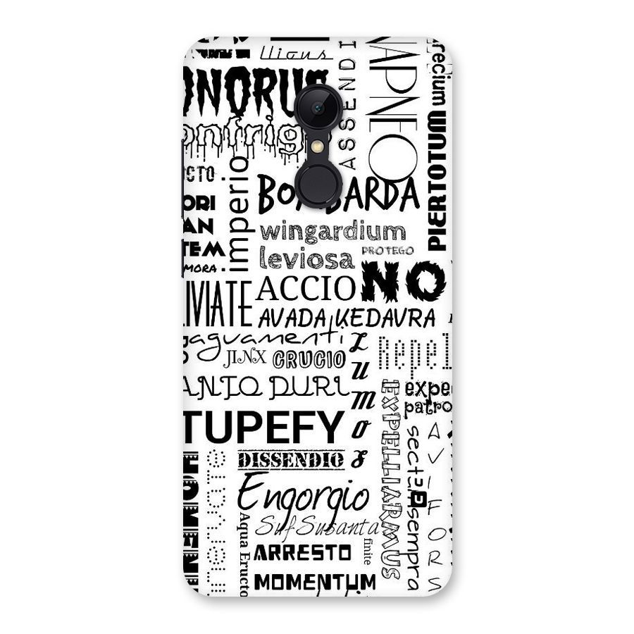 Stupefy Back Case for Redmi 5