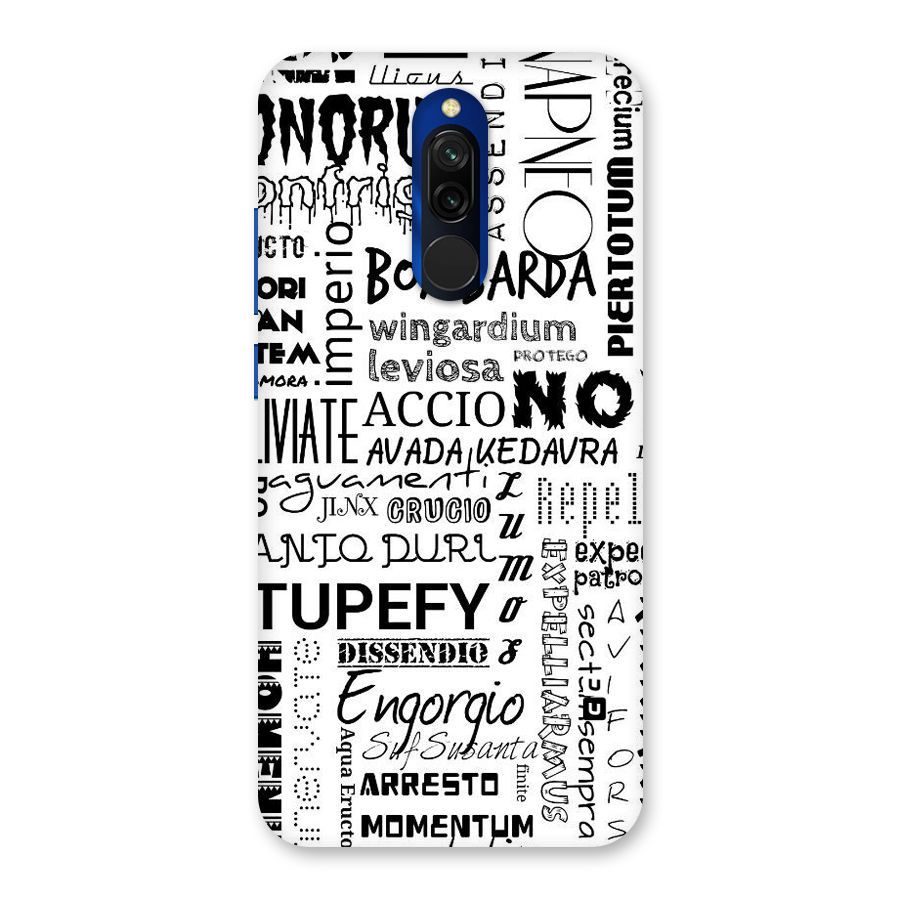 Stupefy Back Case for Redmi 8