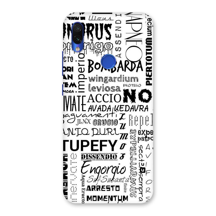 Stupefy Back Case for Redmi Note 7S
