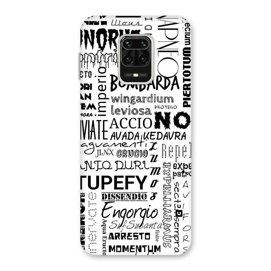 Stupefy Back Case for Redmi Note 9 Pro