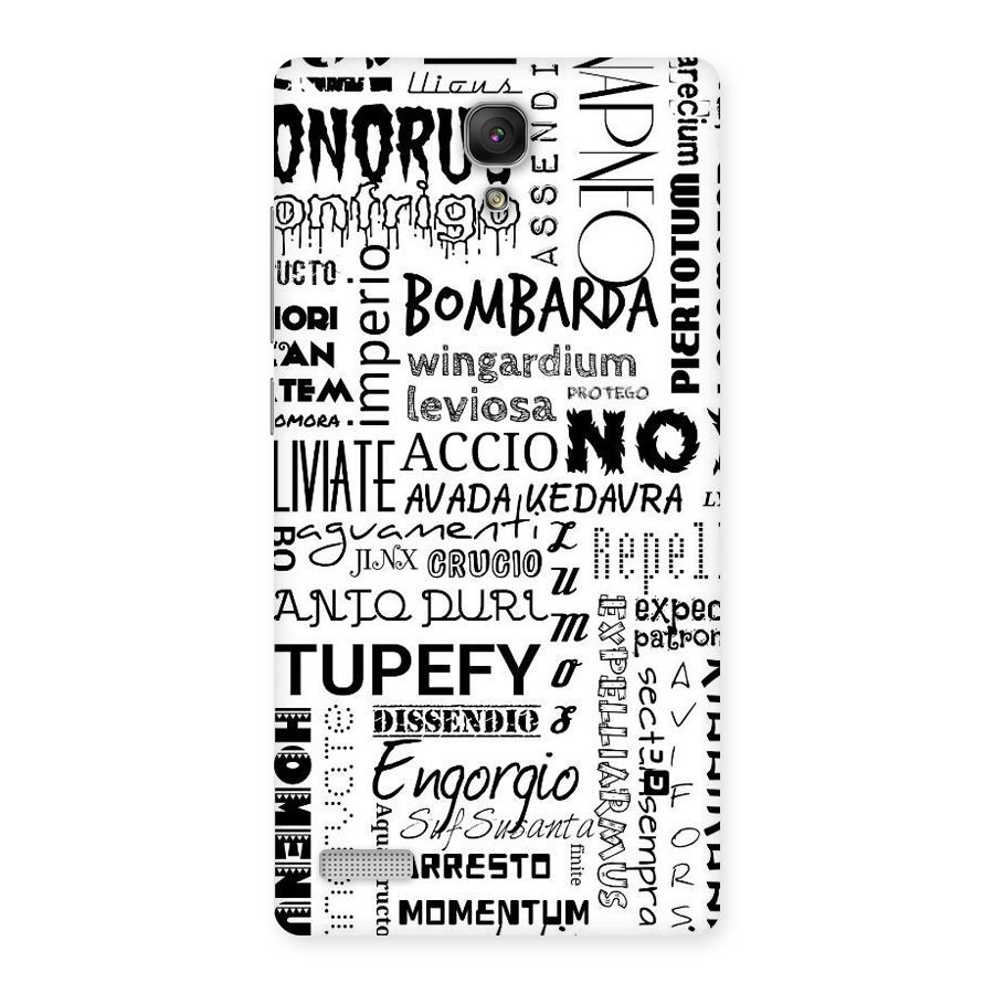 Stupefy Back Case for Redmi Note Prime
