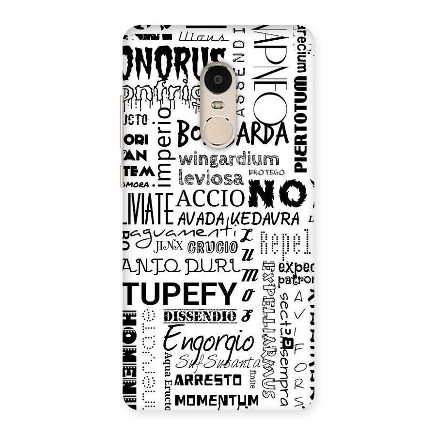 Stupefy Back Case for Xiaomi Redmi Note 4