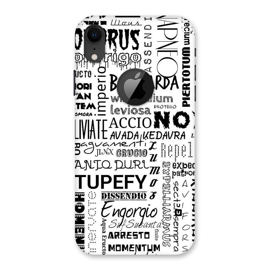 Stupefy Back Case for iPhone XR Logo Cut