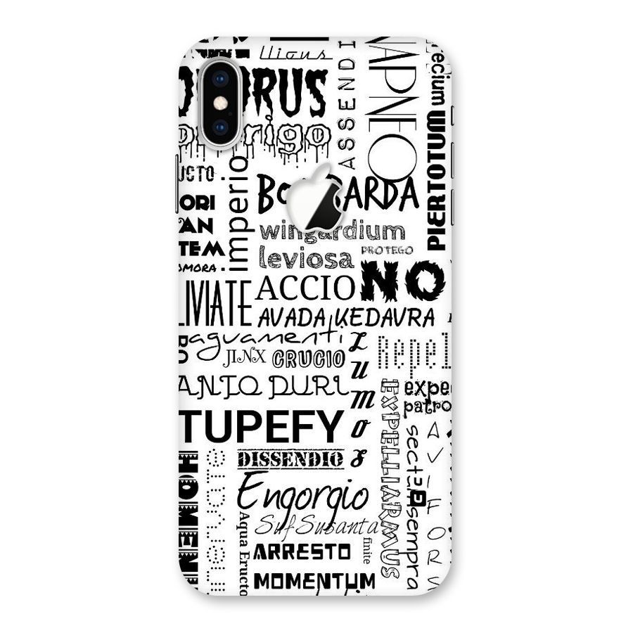 Stupefy Back Case for iPhone XS Max Apple Cut