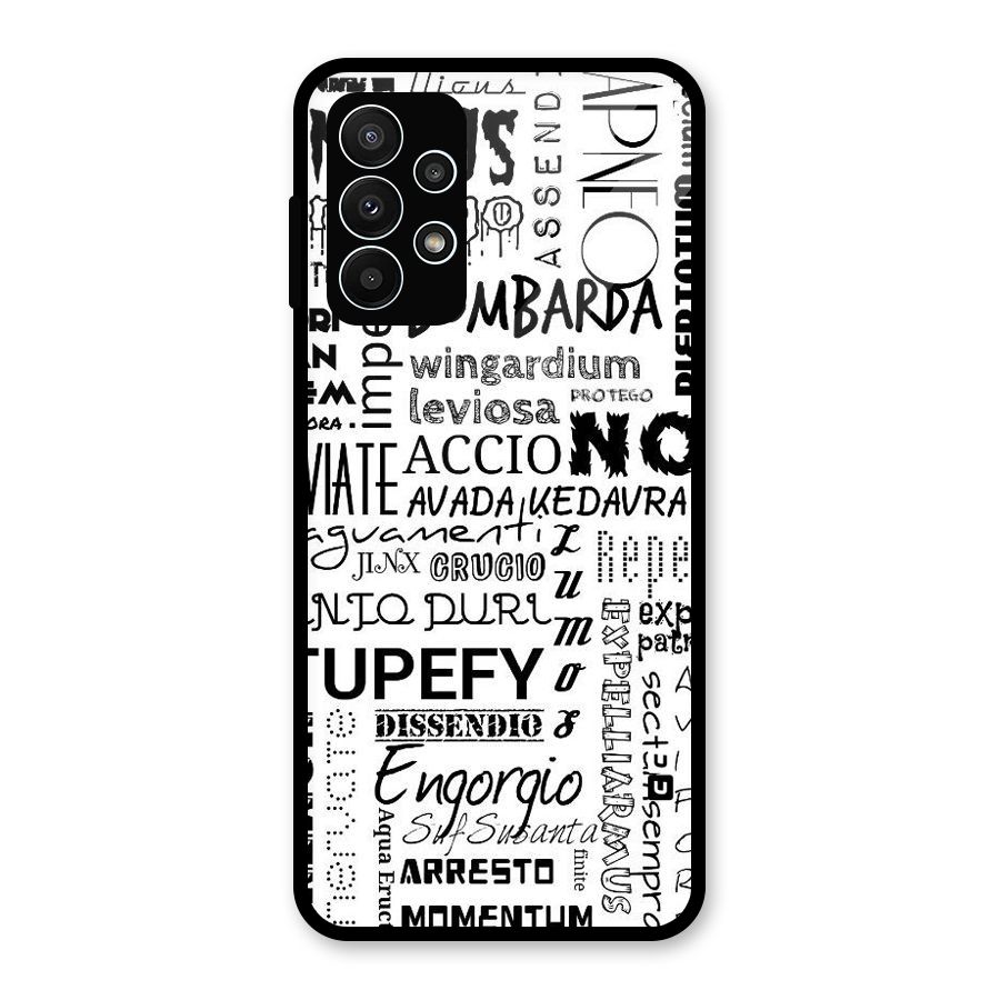 Stupefy Glass Back Case for Galaxy A23