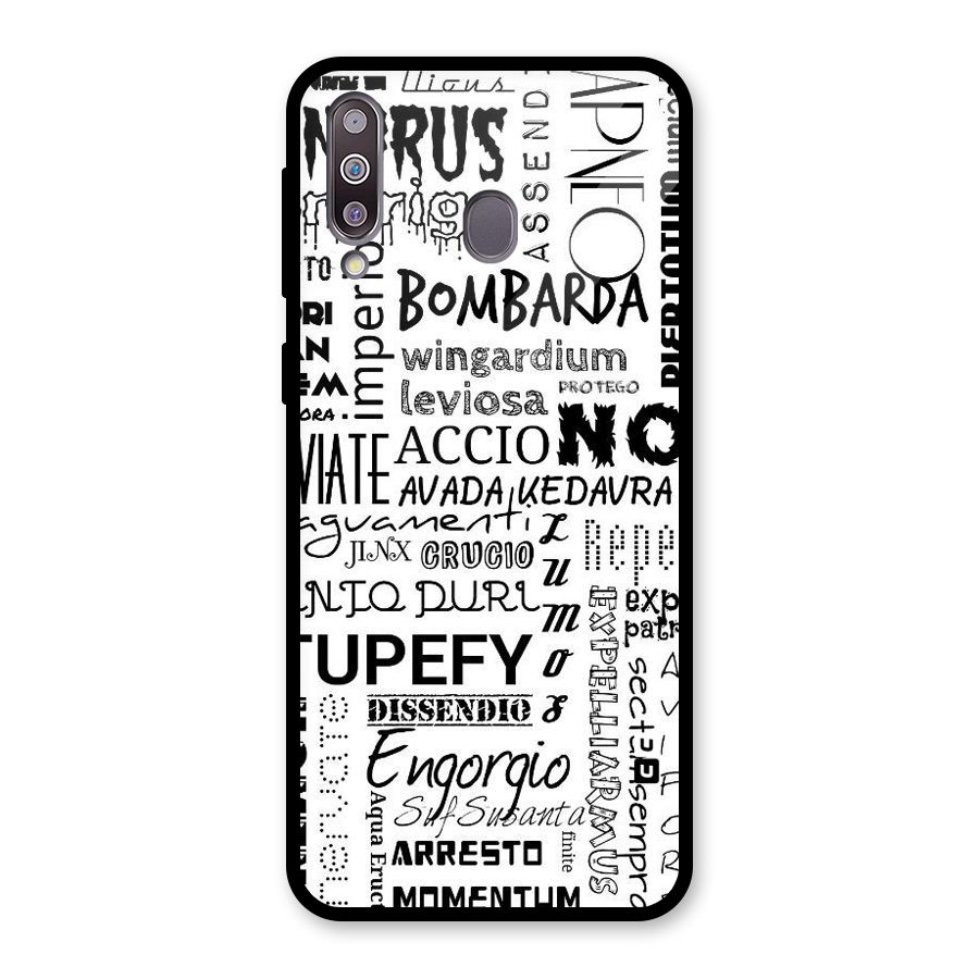 Stupefy Glass Back Case for Galaxy M30