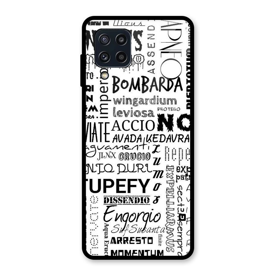 Stupefy Glass Back Case for Galaxy M32