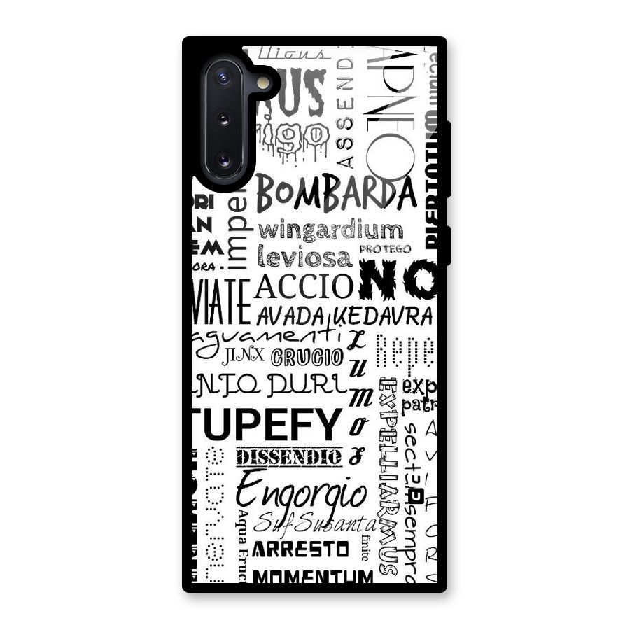 Stupefy Glass Back Case for Galaxy Note 10