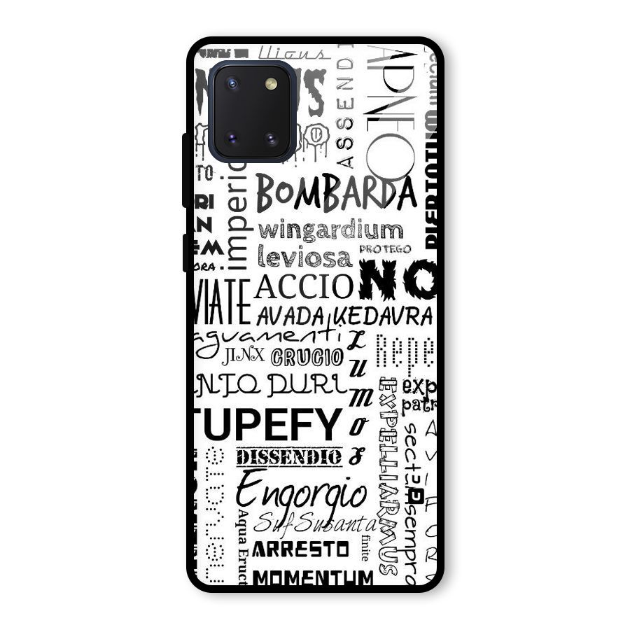 Stupefy Glass Back Case for Galaxy Note 10 Lite