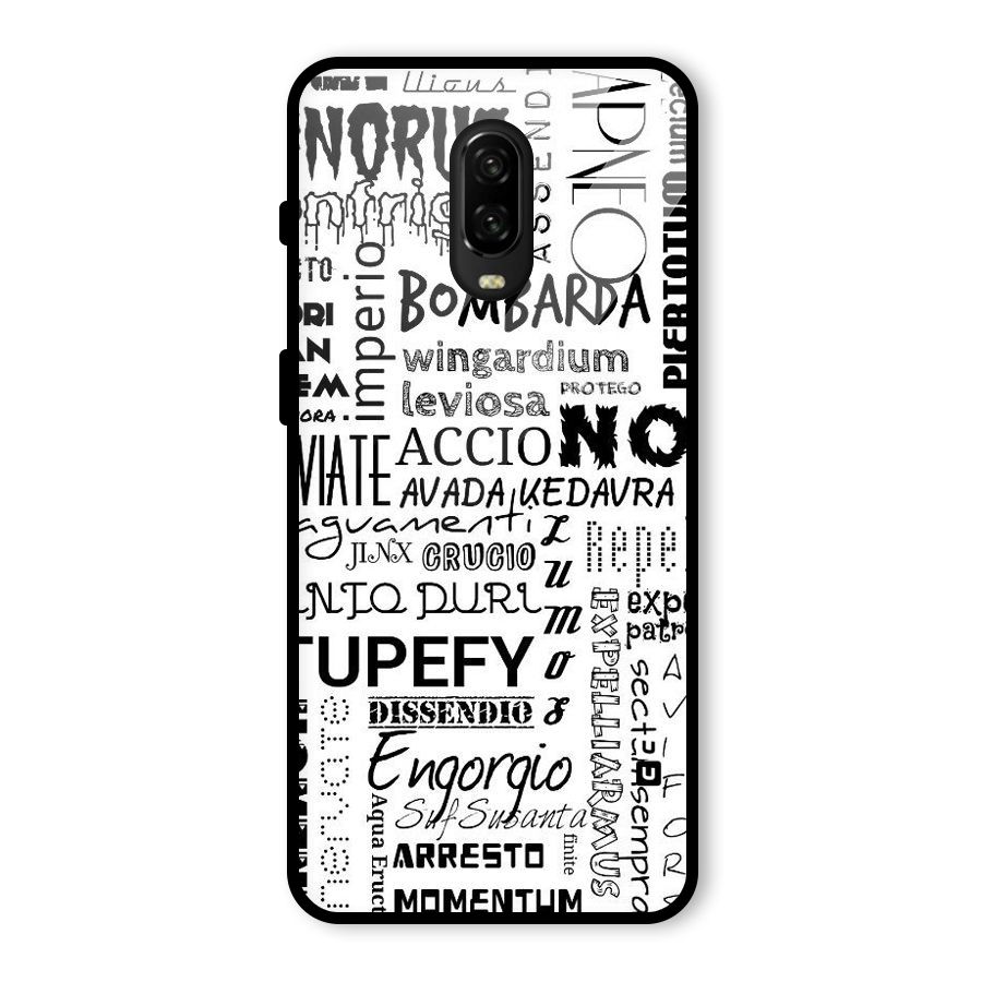 Stupefy Glass Back Case for OnePlus 6T