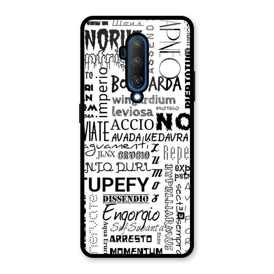 Stupefy Glass Back Case for OnePlus 7T Pro