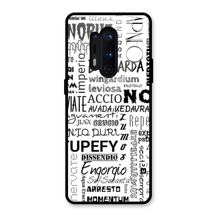 Stupefy Glass Back Case for OnePlus 8 Pro