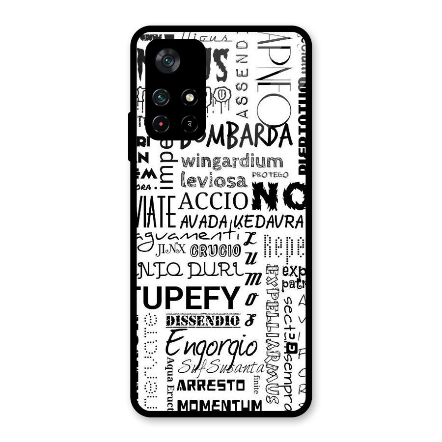 Stupefy Glass Back Case for Poco M4 Pro 5G