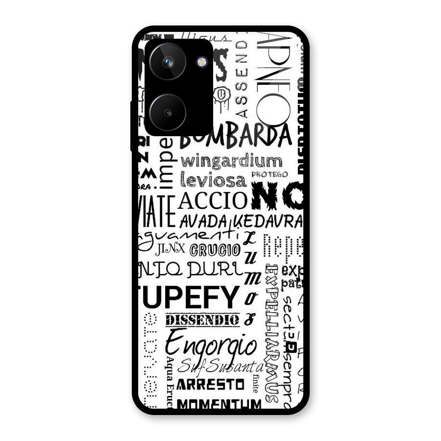 Stupefy Glass Back Case for Realme 10