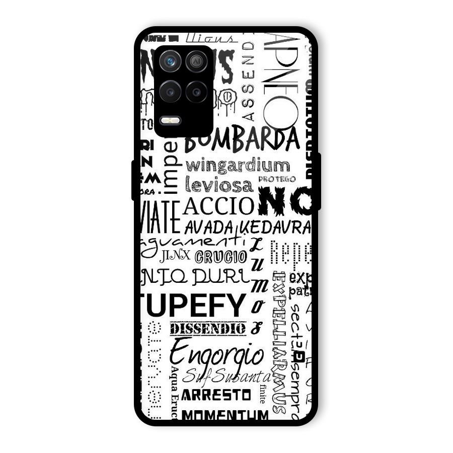 Stupefy Glass Back Case for Realme 8 5G