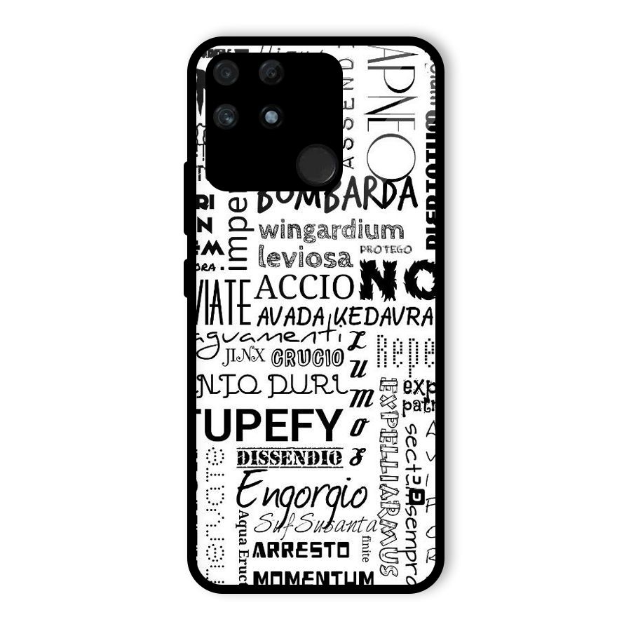 Stupefy Glass Back Case for Realme Narzo 50A