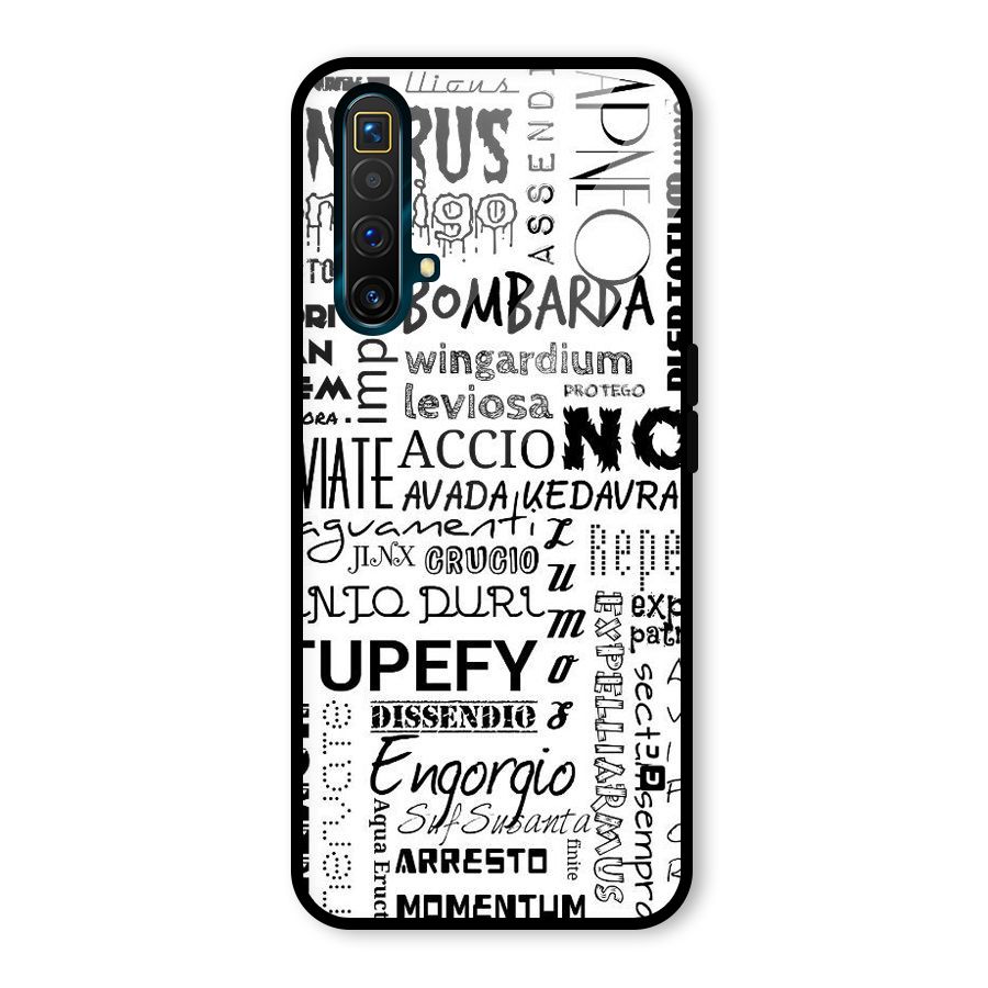 Stupefy Glass Back Case for Realme X3