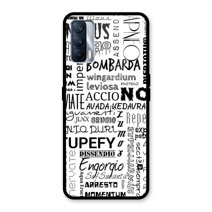Stupefy Glass Back Case for Realme X7