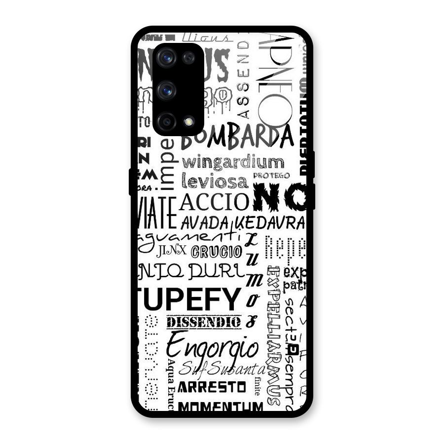 Stupefy Glass Back Case for Realme X7 Pro