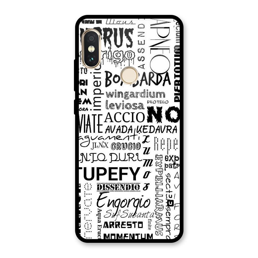 Stupefy Glass Back Case for Redmi Note 5 Pro