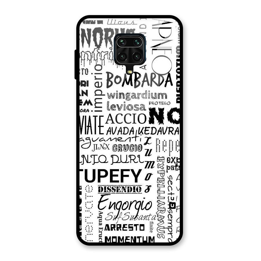 Stupefy Glass Back Case for Redmi Note 9 Pro Max