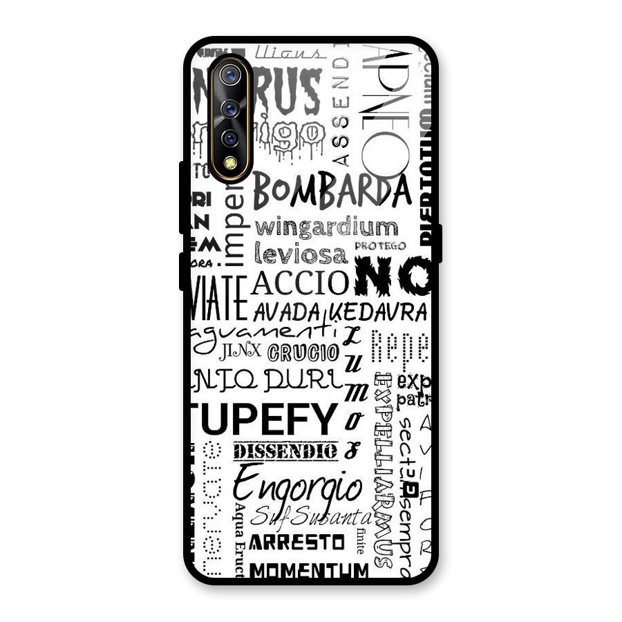 Stupefy Glass Back Case for Vivo S1