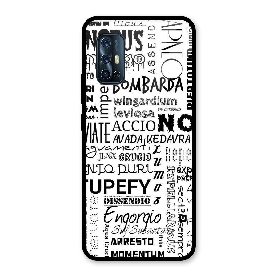Stupefy Glass Back Case for Vivo V17