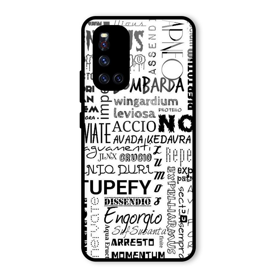 Stupefy Glass Back Case for Vivo V19