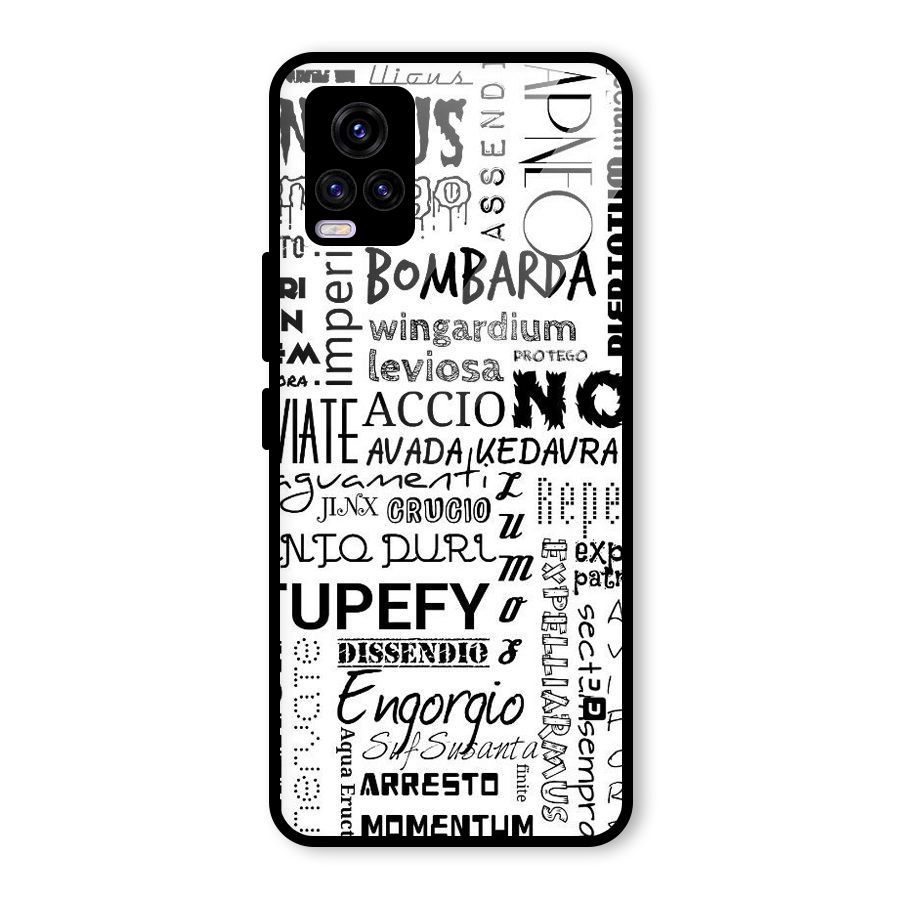 Stupefy Glass Back Case for Vivo V20