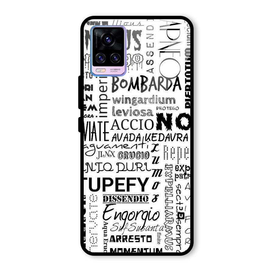 Stupefy Glass Back Case for Vivo V20 Pro