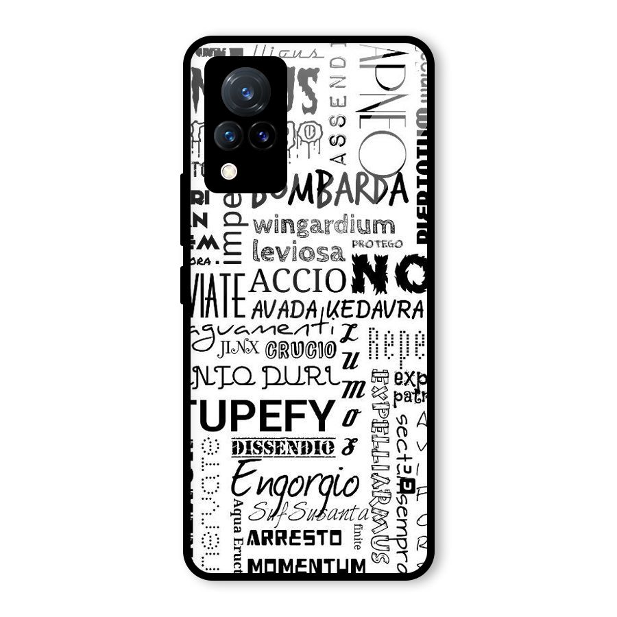 Stupefy Glass Back Case for Vivo V21 5G