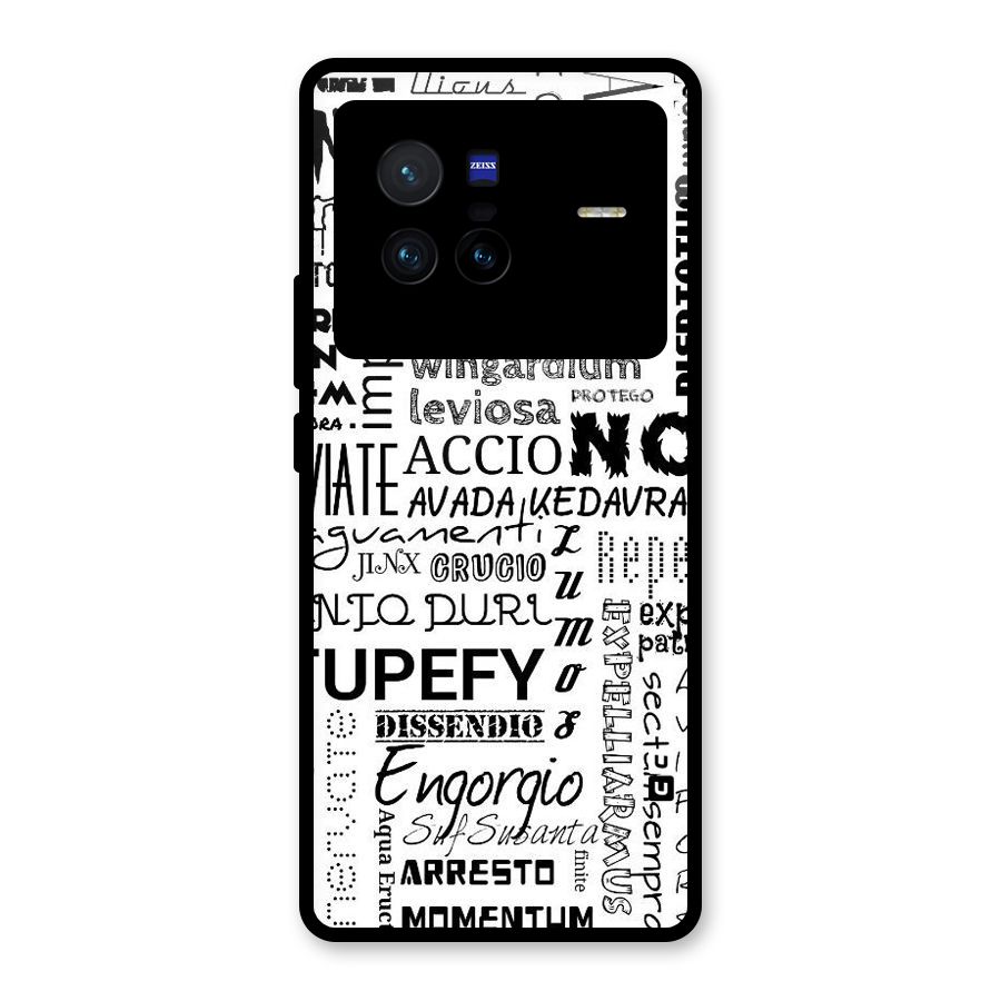Stupefy Glass Back Case for Vivo X80
