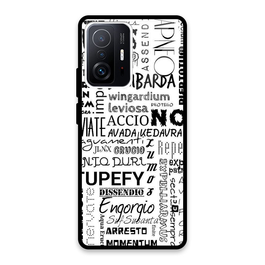 Stupefy Glass Back Case for Xiaomi 11T Pro