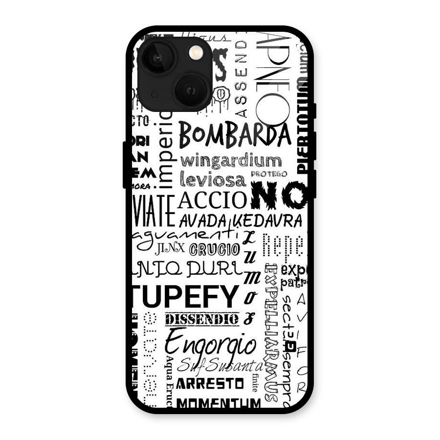 Stupefy Glass Back Case for iPhone 13